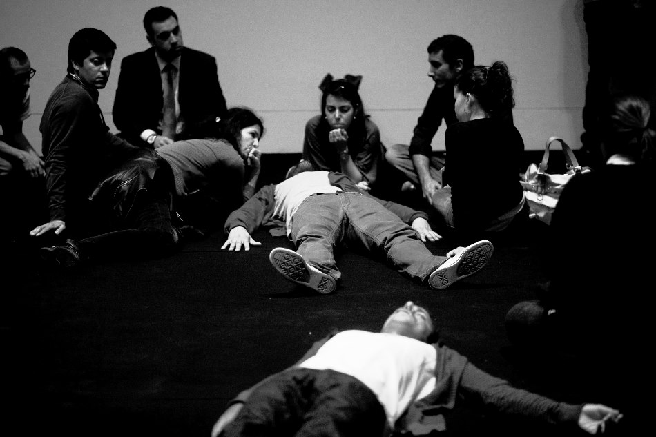 WORLD OF INTERIORS performance from Ana Borralho e Joao Galante in Museum Berardo included in Alkantara Festival LISBON, 26 MAY 2010 FOTO: VASCO CELIO